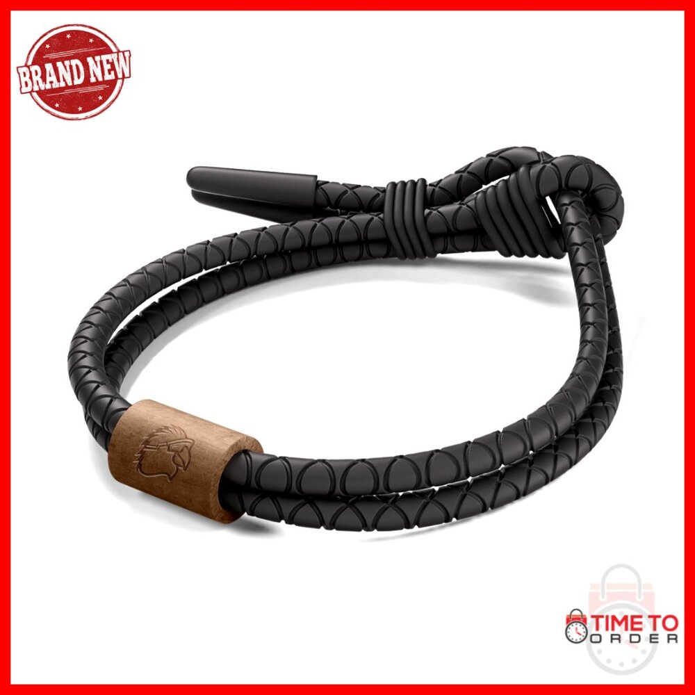 Adjustable Silicone Rope Bracelet, Waterproof Sweatproof, Minimalist Sports